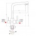 Walrus 500616WE-1 2合1濾水廚盆龍頭 配BWT Woda-Pure S-C 812561 超能系列檯下式濾水芯 (除餘氯)