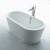 Walrus ARTOIIB-00 Free Standing Oval Shape Acrylic Bathtub 1500x750x550mm White