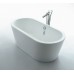 Walrus ARTOIIB-00 Free Standing Oval Shape Acrylic Bathtub 1500x750x550mm White