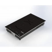 ATHENS IC-1088 2-Zones Induction + Ceramic Hob (2800W)