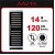 AAVTA AWC123D 338L Double Temperature Zone Wine Cooler (120 Bottles)