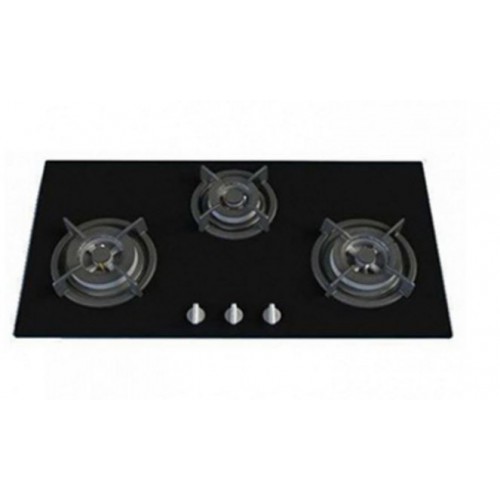 Whirlpool AGD339/BBC Built-in 3-Burner Town Gas Hob
