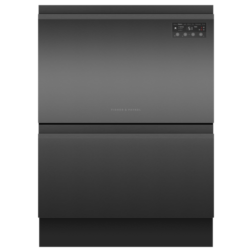 Fisher & Paykel DD60D2NB9 Built-in Double DishDawer Dishwasher(BLACK Stainless Steel)