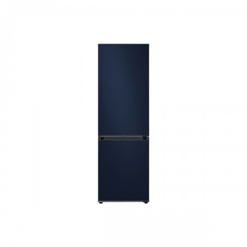 SAMSUNG RB34C7B4EAP/SH (NN)  BESPOKE AI Stylish Bottom Mount Freezer Fridge 340L (Glam Navy / Glam Navy) 