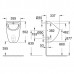 GROHE 德國 Grohe Bau 39438000 掛牆式小便器(背入背出) 配LO-499C 小便器膠塞 不連隔氣