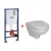 Jika Lyra Plus 823380 掛牆座廁連廁板 配GROHE Rapid SL 38772001 3合1藏牆高架水箱