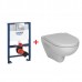 Jika Lyra Plus 823380 掛牆座廁連廁板 配GROHE Rapid SL 38773 3合1藏牆矮架水箱
