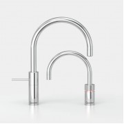 Quooker NSRCHR+NMRCHR Nordic Twintaps Round Tap (Polished chrome)