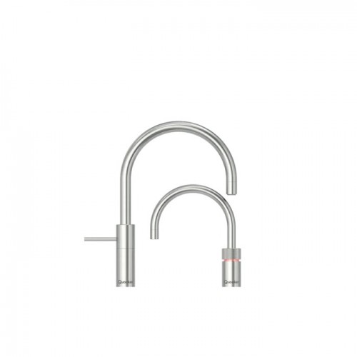 Quooker NSRSST+NMRSST Nordic Twintaps Round Tap (Stainless steel)