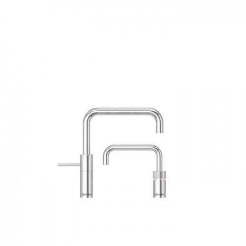 Quooker NSSCHR+NMSCHR Nordic Twintaps Square Tap (Polished chrome)