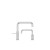 Quooker NSSCHR+NMSCHR Nordic Twintaps Square Tap (Polished chrome)