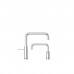 Quooker NSSCHR+NMSCHR Nordic Twintaps Square Tap (Polished chrome)
