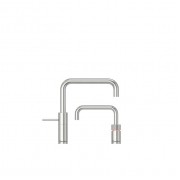 Quooker NSSSST+NMSSST Nordic Twintaps Square Tap (Stainless steel)