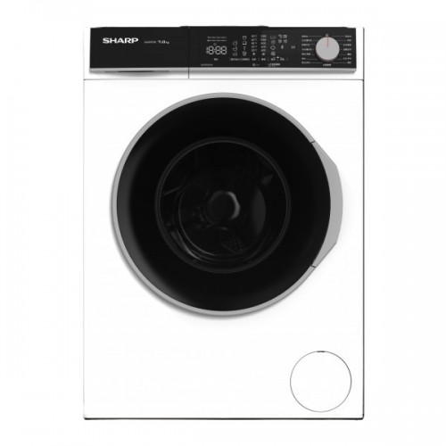 SHARP ES-FS7ZH-W 7kg 1200rpm Slim Type Steam Hygiene Front Load Washer SHARP ES-FS7ZH-W 7kg 1200rpm Slim Type Steam Hygiene Front Load Washer