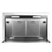 ATHENS IM8990 cooker hood underside with two grease filters and lights