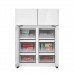 Toshiba GR-RF698WI-PGA(67) 526L Japanese-Style Cross-Door Refrigerator (Suitable for Built-in Cabinet) Toshiba GR-RF698WI-PGA(67) refrigerator lower freezer doors open with food drawers visible
