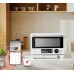 TOSHIBA 東芝 MX2-STR25SC 25公升 4合1氣炸微波蒸焗爐 Toshiba 東芝 MX2-STR25SC 蒸焗爐放於廚房檯面旁有手機顯示控制應用程式