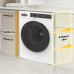 Whirlpool FWPB48502GW washing machine under-counter placement diagram