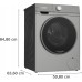 Bosch WGG254E1HK washing machine product photo with dimension annotations