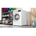Bosch WNG254YDHK washer dryer product installed in a room