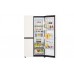 LG S654MEEMFX 647L Smart Inverter Compressor Side-by-Side Refrigerator (Nature Beige) LG S654MEEMFX refrigerator right side open with food