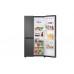 LG 樂金 S674MEPBJW 658公升 智能變頻式壓縮機 對門式雪櫃(霧黑色Essence Matte Black) LG 樂金 S674MEPBJW 雪櫃右門打開並放有食物