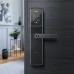 LOCKLY PGD829BF-SG Secure Lux 智能電子門鎖(太空灰) 限時送 Matter Link WiFi 智能HUB 價值$980 LOCKLY PGD829BFSG 智能門鎖室內安裝情境