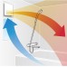 Mitsubishi Electric V-251BW-HK thermo ventilator airflow operating illustration