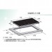 Pacific PIC-W331 hybrid induction-ceramic hob dimensions and installation drawing