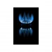 TGC TRTB72LT-C gas hob gas burner flame close-up