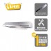 Whirlpool HC638S range hood feature graphic