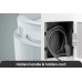 LG DD14GMWE0 dehumidifier concealed carrying handle and power-cord storage