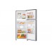 LG GN-B202SQBB refrigerator open door and interior