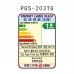 Pacific PGS-203TG gas-hob energy label