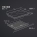 Pacific PIB-W661 induction hob dimensions and installation diagram