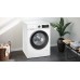 Siemens WG44A200HK washing machine installed beside a bath with the washer door closed