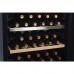 VINVAUTZ VZ47SSFG Single Temperature Zone Wine Cooler 47Bottles Vinvautz VZ47SSFG wine cooler wine rack pulled out with bottles