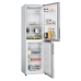 Siemens KG27NNLDAG refrigerator with doors open showing food storage