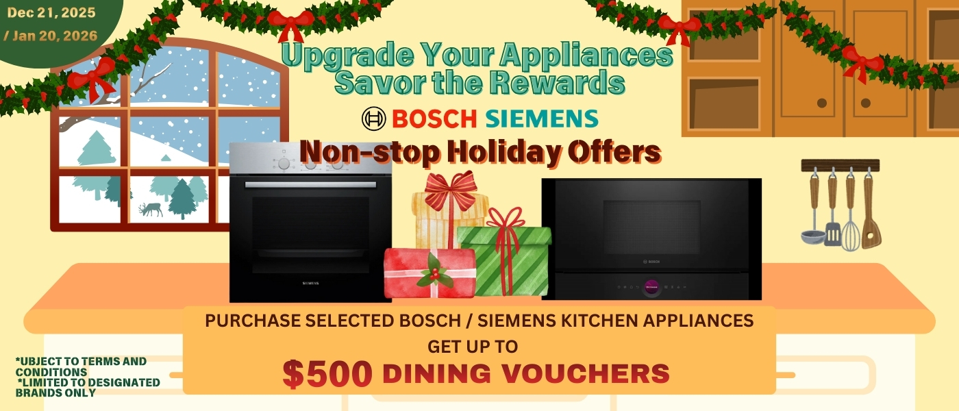 BOSCH&SIEMENS 100/200/500飲食禮券