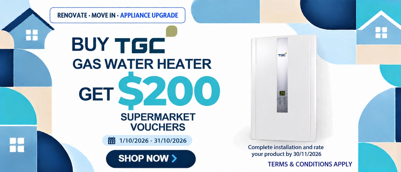 TGC Gas Water Heater Oct Promo