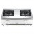 Simpa SRJH62 60cm Freestand 2-Burner Town Gas Hob 