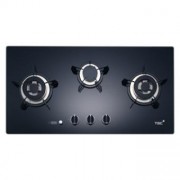 TGC TRTB83ST-G 86厘米嵌入式三頭煤氣爐 (黑色)