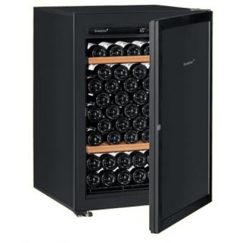 EuroCave V-LAPREMIERE-S-1S-1W 74-92bottles Single Temperature Zone Wine Cooler(1 sliding,1 wooden shelves,solid door)