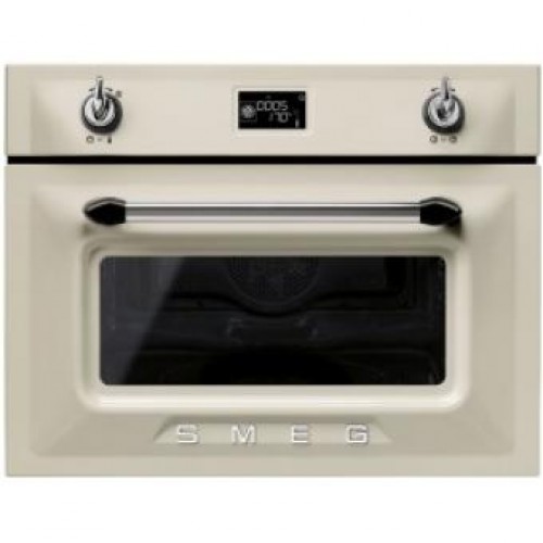 Smeg SF4920MCP Victoria Aesthetic Built-in Compact Combi Microwave Oven