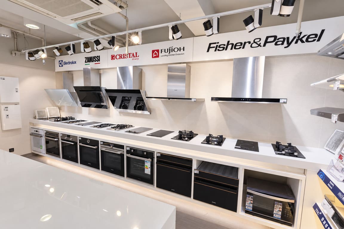 Fisher and Paykel appliances at BBE showroom