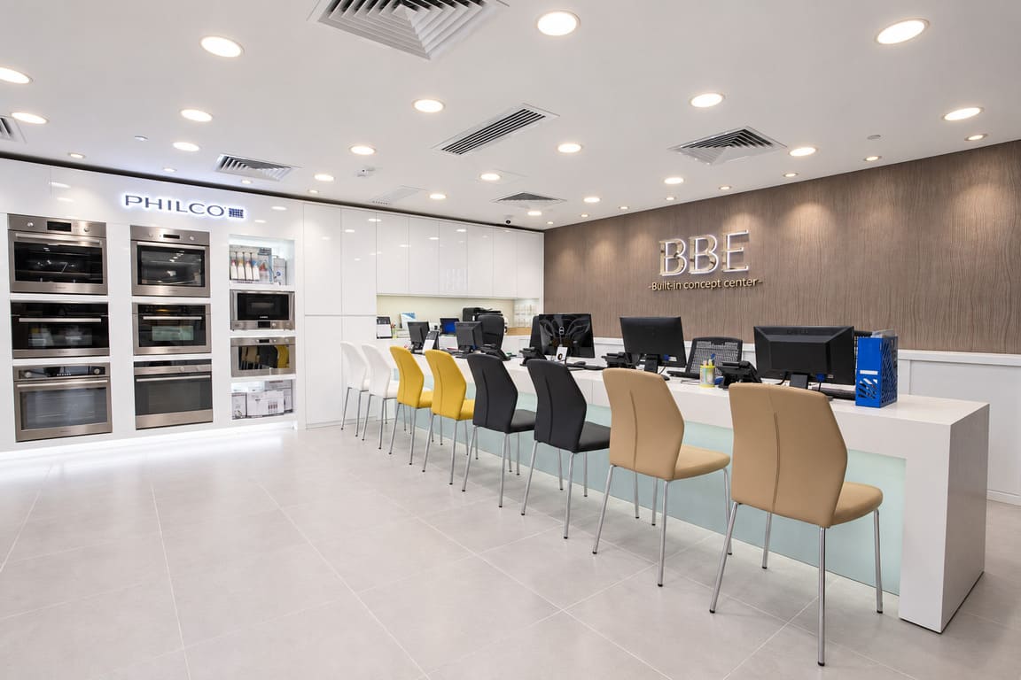 BBE showroom service counter