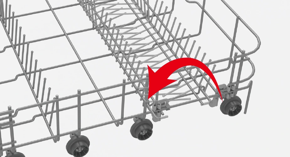 Folding lower supports