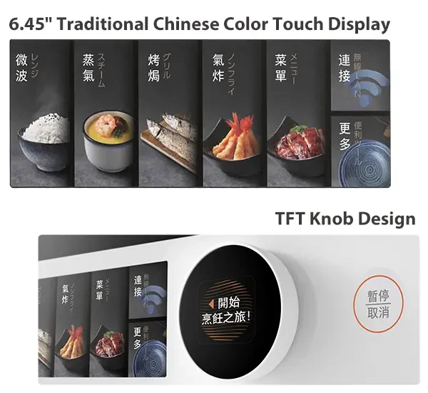 MX2-STR25SC 6.45-inch Traditional Chinese colour touchscreen and TFT display dial