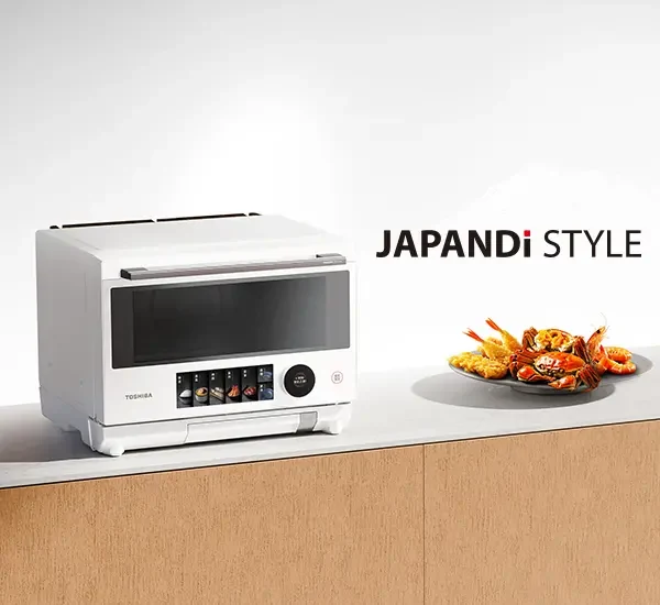 Toshiba MX2-STR25SC in Fuji white on a kitchen countertop