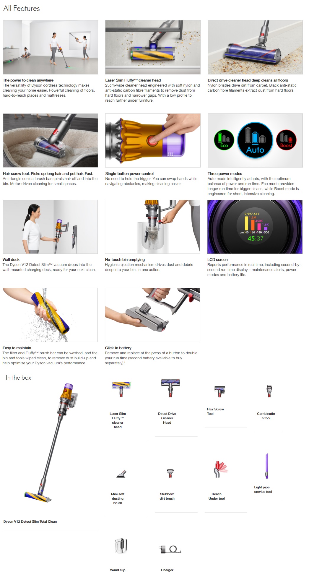 Dyson V12 Detect Slim Total Clean Cordless Vacuum